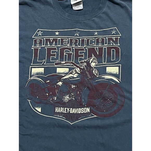 Vintage Harley Davidson American Legend T-Shirt Large Double Sided Single Stitch - Picture 2 of 7
